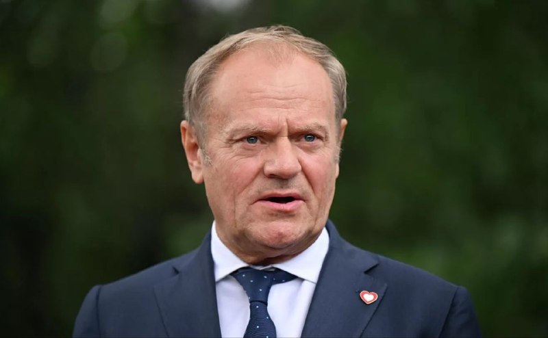 Премьер-министр Польши Дональд Туск на встрече НАТО в Европе.