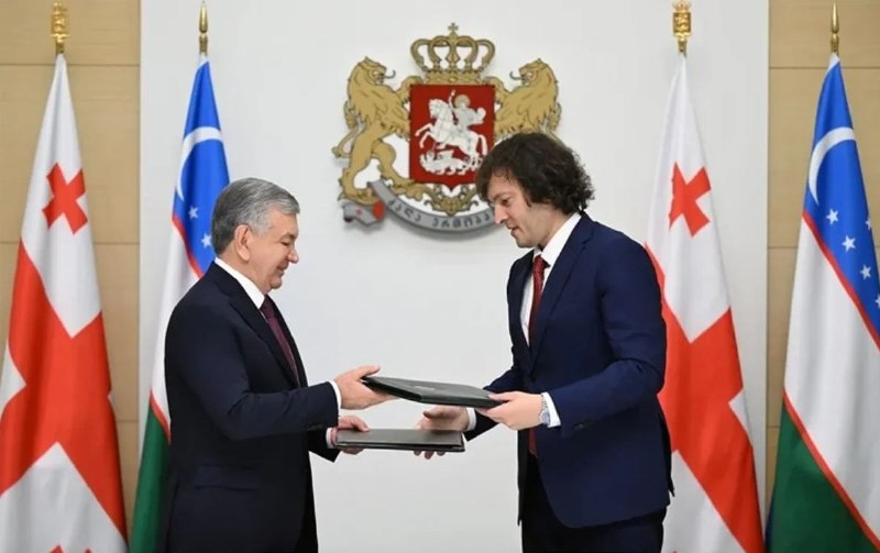 Грузия и Узбекистан подписали соглашение о стратегическом партнерстве в Тбилиси