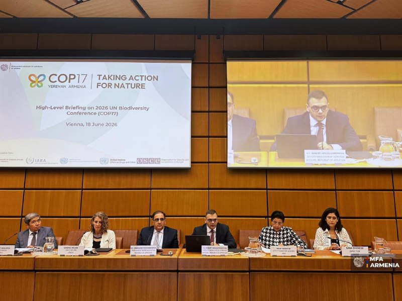 Замглавы МИД Армении представил в Вене подготовку к COP17 по биоразнообразию в Ереване