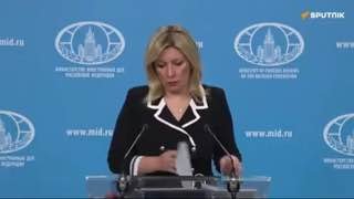 Захарова связала вандализм в Гюмри с выборами в Армении и выступлением Зеленского