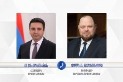 Ален Симонян и Руслан Стефанчук обсудили развитие межпарламентских связей