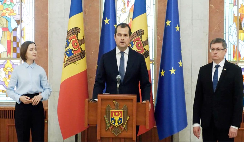 Президент Молдовы Майя Санду выступает с заявлением о выдвижении кандидата на пост премьер-министра